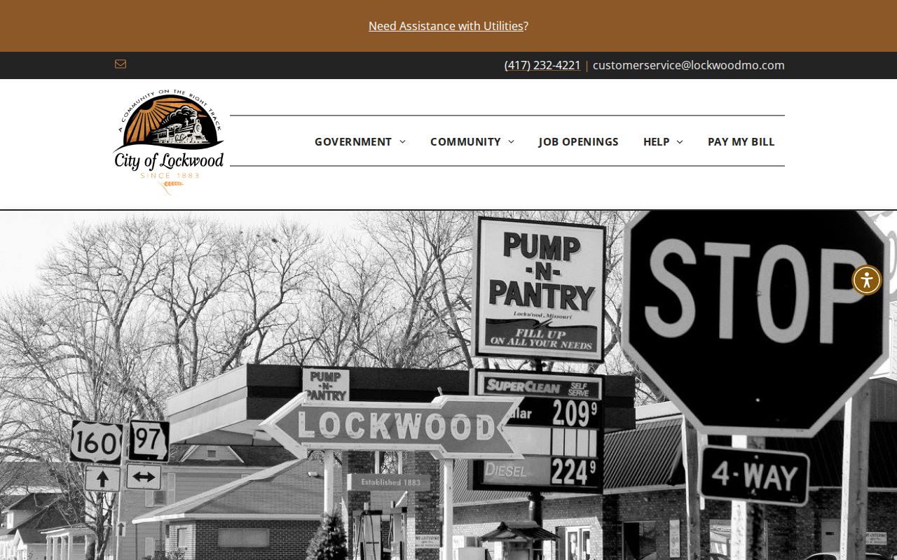 Lockwood Missouri city government warrant records contact
